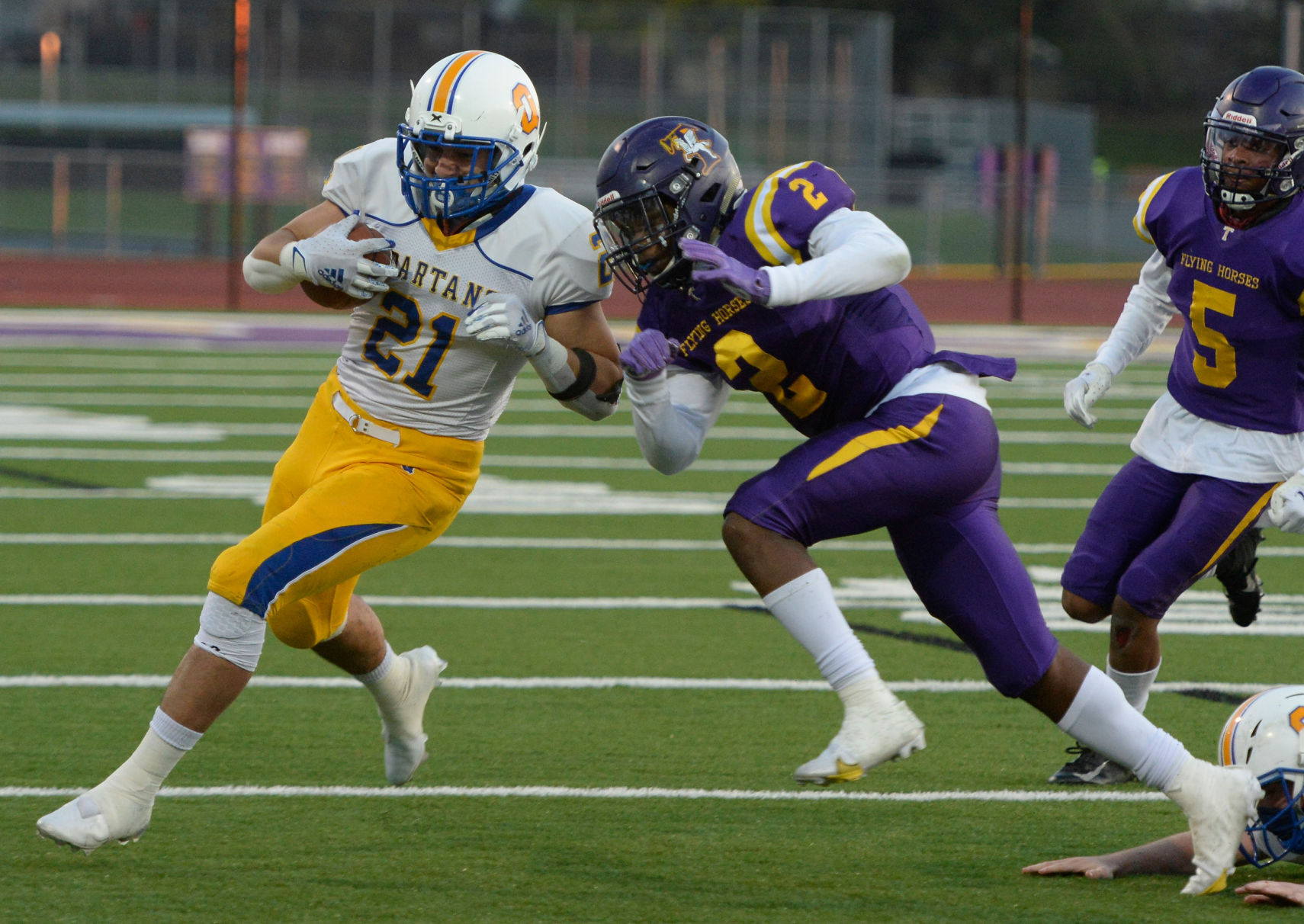 Football: Queensbury at Troy